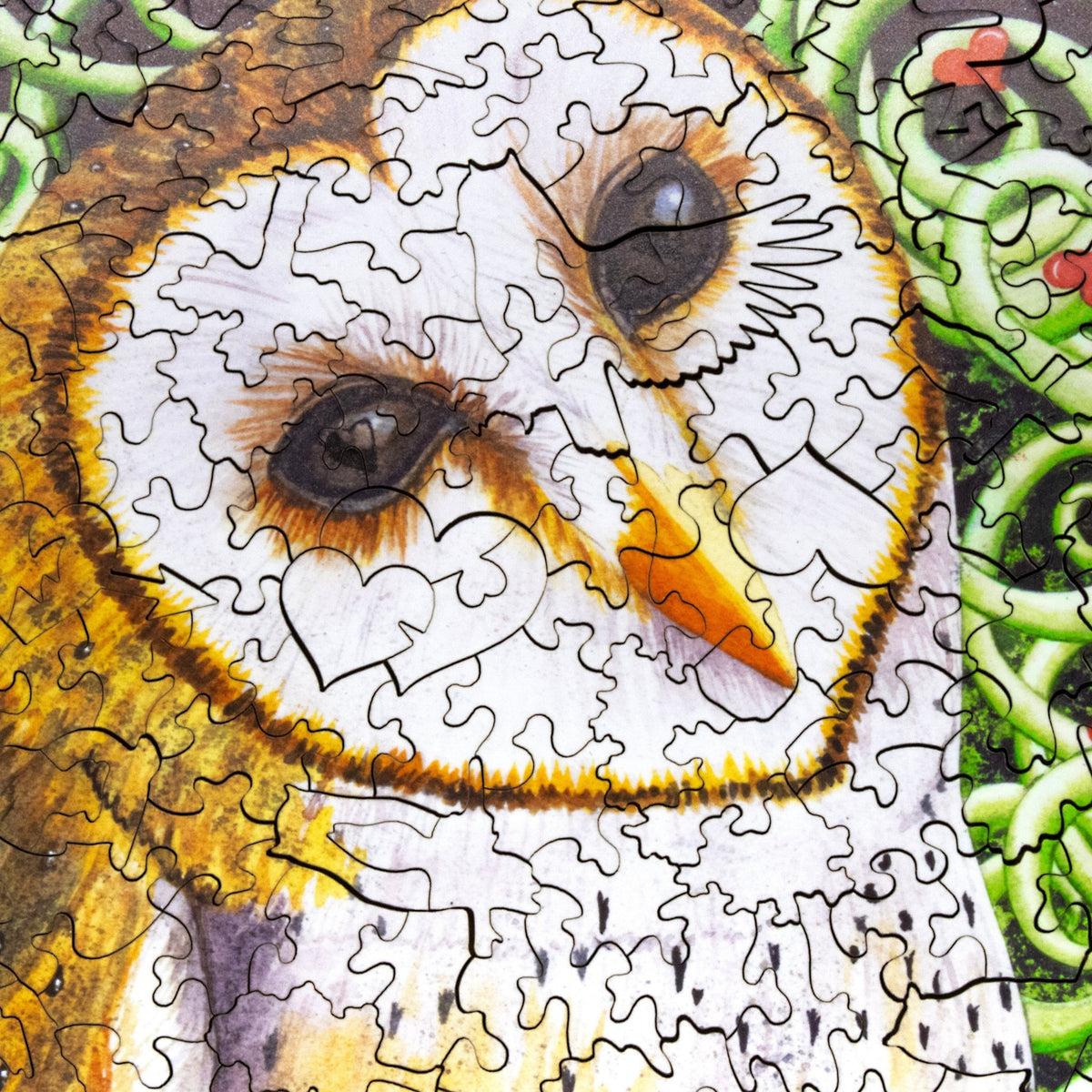 Whooo Loves You? - 224 Piece Owl Puzzle - Nautilus Puzzles - Wooden Jigsaw Puzzles For Adults