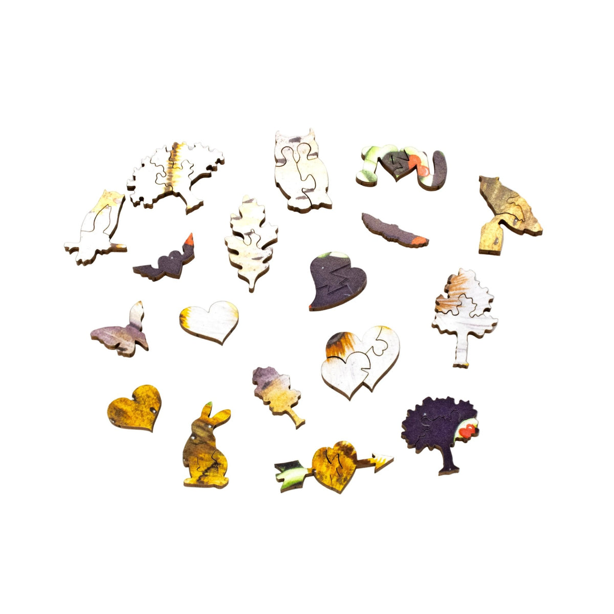 Whooo Loves You? - 224 Piece Owl Puzzle - Nautilus Puzzles - Wooden Jigsaw Puzzles For Adults