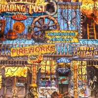 Wild West Trading Post (499 Piece Wooden Jigsaw Puzzle) - Nautilus Puzzles - Wooden Jigsaw Puzzles For Adults