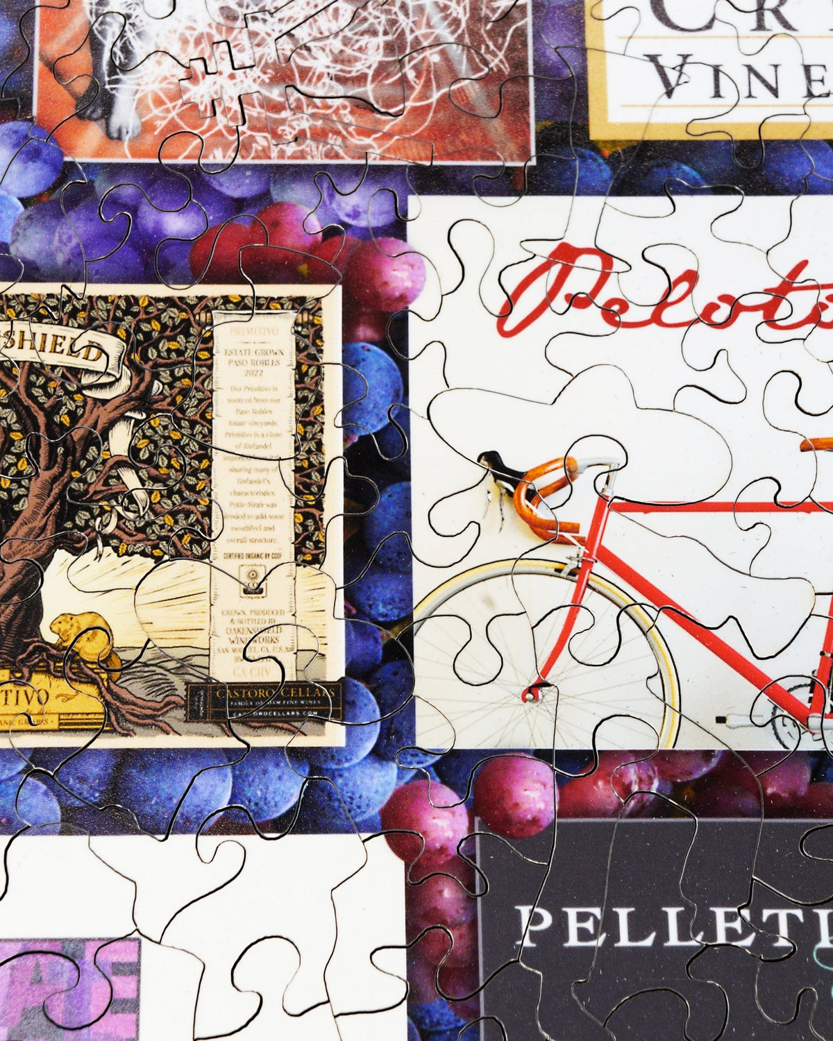 Wines of the Central Coast - 500 Piece Wooden Jigsaw Puzzle - Nautilus Puzzles - Wooden Jigsaw Puzzles For Adults