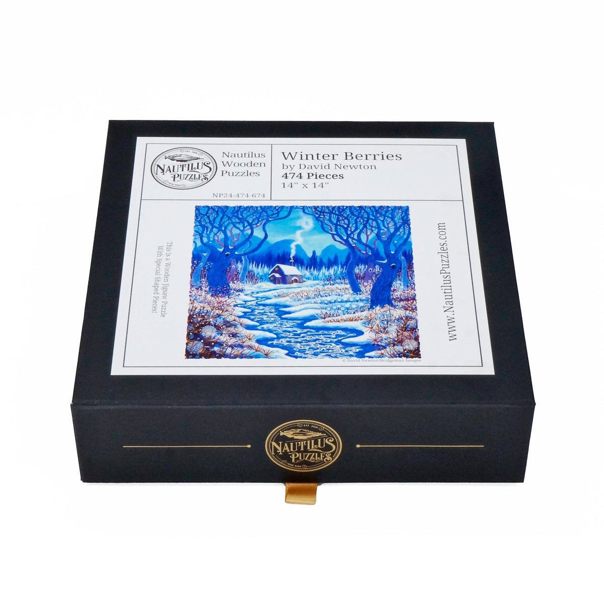 Winter Berries (474 Piece Wooden Jigsaw Puzzle) - Nautilus Puzzles - Wooden Jigsaw Puzzles For Adults