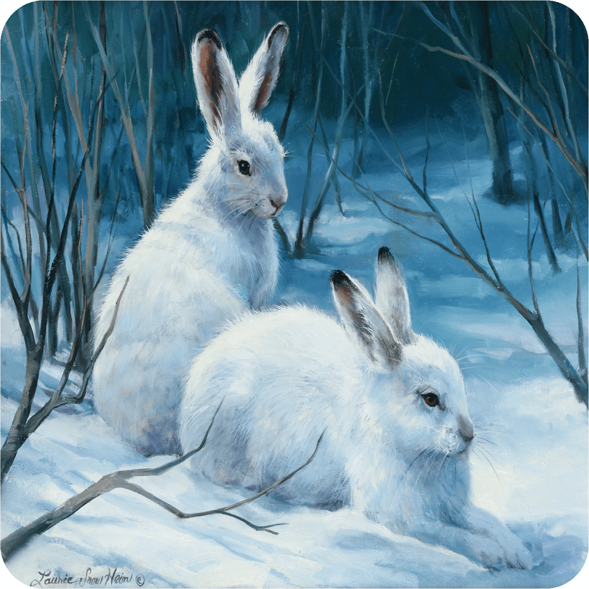 Winter Blues (50 Piece Mini Wooden Jigsaw Puzzle) - Nautilus Puzzles - Wooden Jigsaw Puzzles For Adults