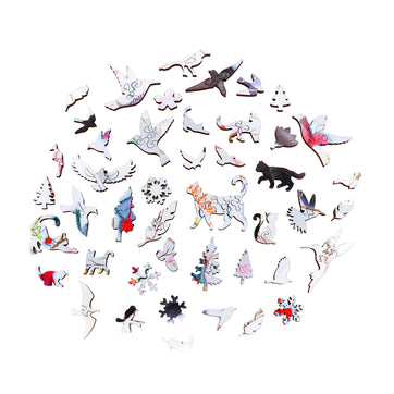 Winter Daydream - 303 Piece Wooden Jigsaw Puzzle - Nautilus Puzzles - Wooden Jigsaw Puzzles For Adults