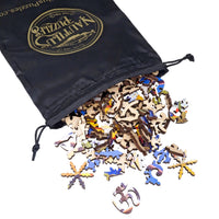 Winter Zen (179 Piece Wooden Jigsaw Puzzle) - Nautilus Puzzles - Wooden Jigsaw Puzzles For Adults