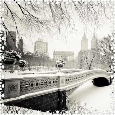 Winter's Touch - Central Park (407 Piece Wooden Jigsaw Puzzle) Extra Difficult - Nautilus Puzzles - Wooden Jigsaw Puzzles For Adults