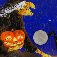 Witch Way Up (363 Piece Halloween Wooden Jigsaw Puzzle) - Nautilus Puzzles - Wooden Jigsaw Puzzles For Adults