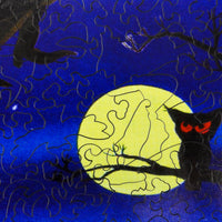 Witch Way Up (363 Piece Halloween Wooden Jigsaw Puzzle) - Nautilus Puzzles - Wooden Jigsaw Puzzles For Adults