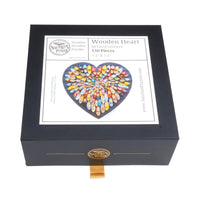 Wooden Heart (150 Piece Shaped Wooden Jigsaw Puzzle) - Nautilus Puzzles - Wooden Jigsaw Puzzles For Adults