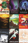 Visions of the Future by JPL and NASA (522 Piece Wooden Jigsaw Puzzle) - Nautilus Puzzles - Wooden Jigsaw Puzzles For Adults