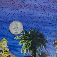 Las Vegas (449 Piece Wooden Jigsaw Puzzle) - Nautilus Puzzles - Wooden Jigsaw Puzzles For Adults
