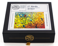27 Birds (452 Piece Wooden Jigsaw Puzzle) - Nautilus Puzzles - Wooden Jigsaw Puzzles For Adults