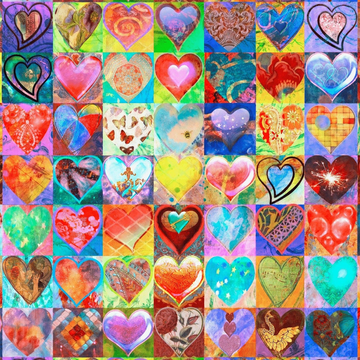 49 Hearts (243 Pieces Jigsaw Puzzles Wooden) - Nautilus Puzzles - Wooden Jigsaw Puzzles For Adults