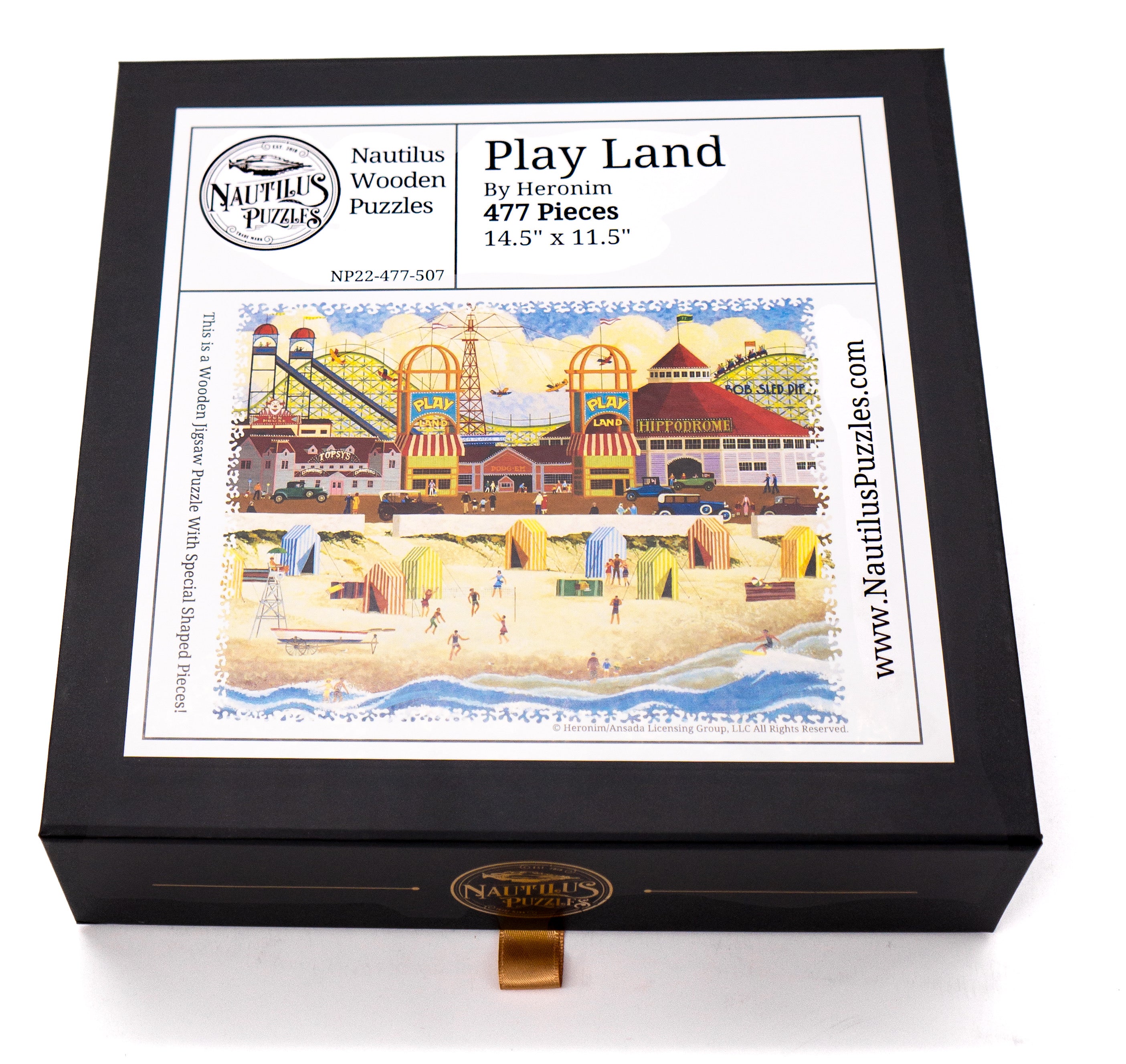 Nieves Puzzle ユトレヒト / Utrecht Ecru Puzzles - Roch Urbaniak Ulthar Wooden Jigsaw Puzzle