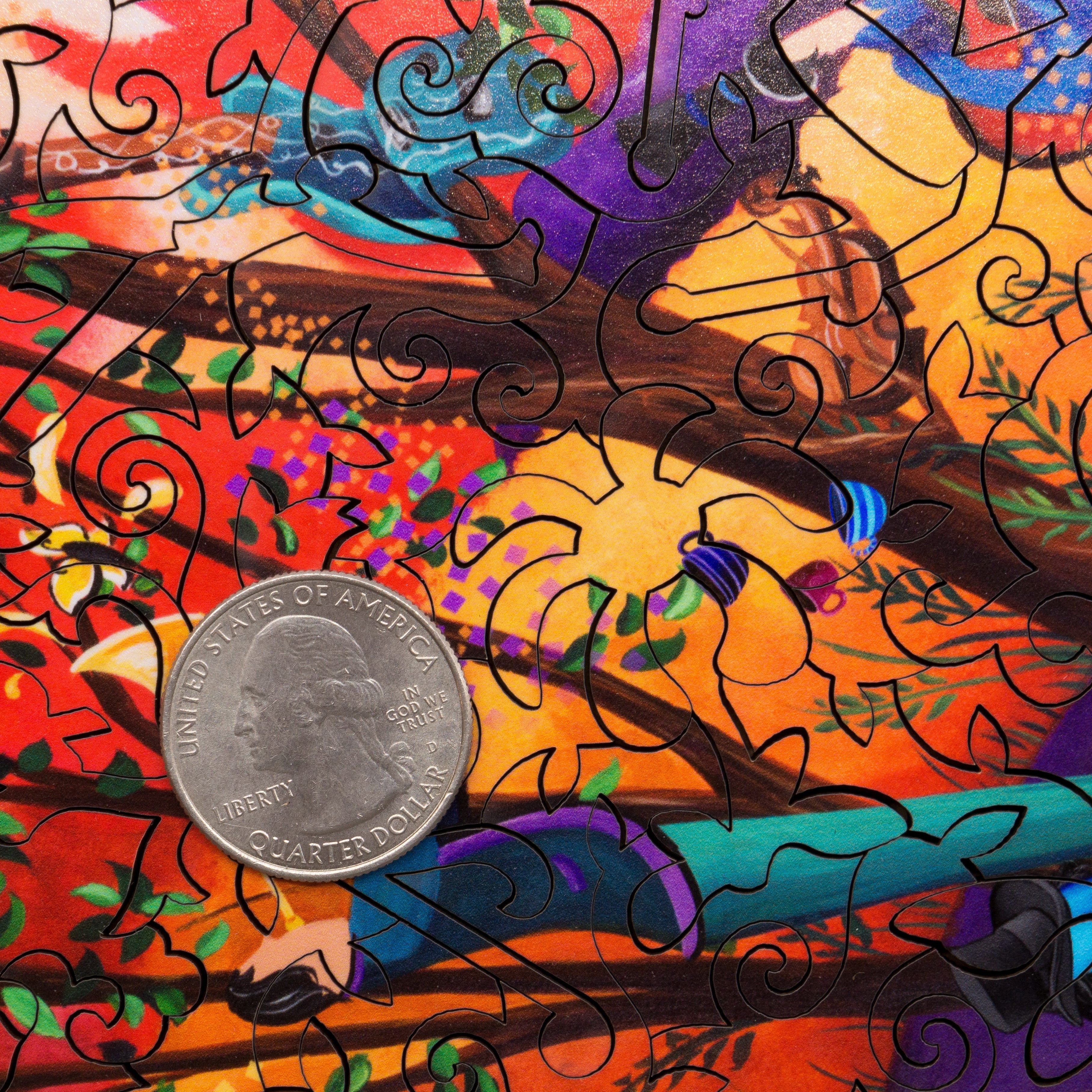 Alice in Wonderland - 425 Piece Wooden Jigsaw Puzzle | Nautilus