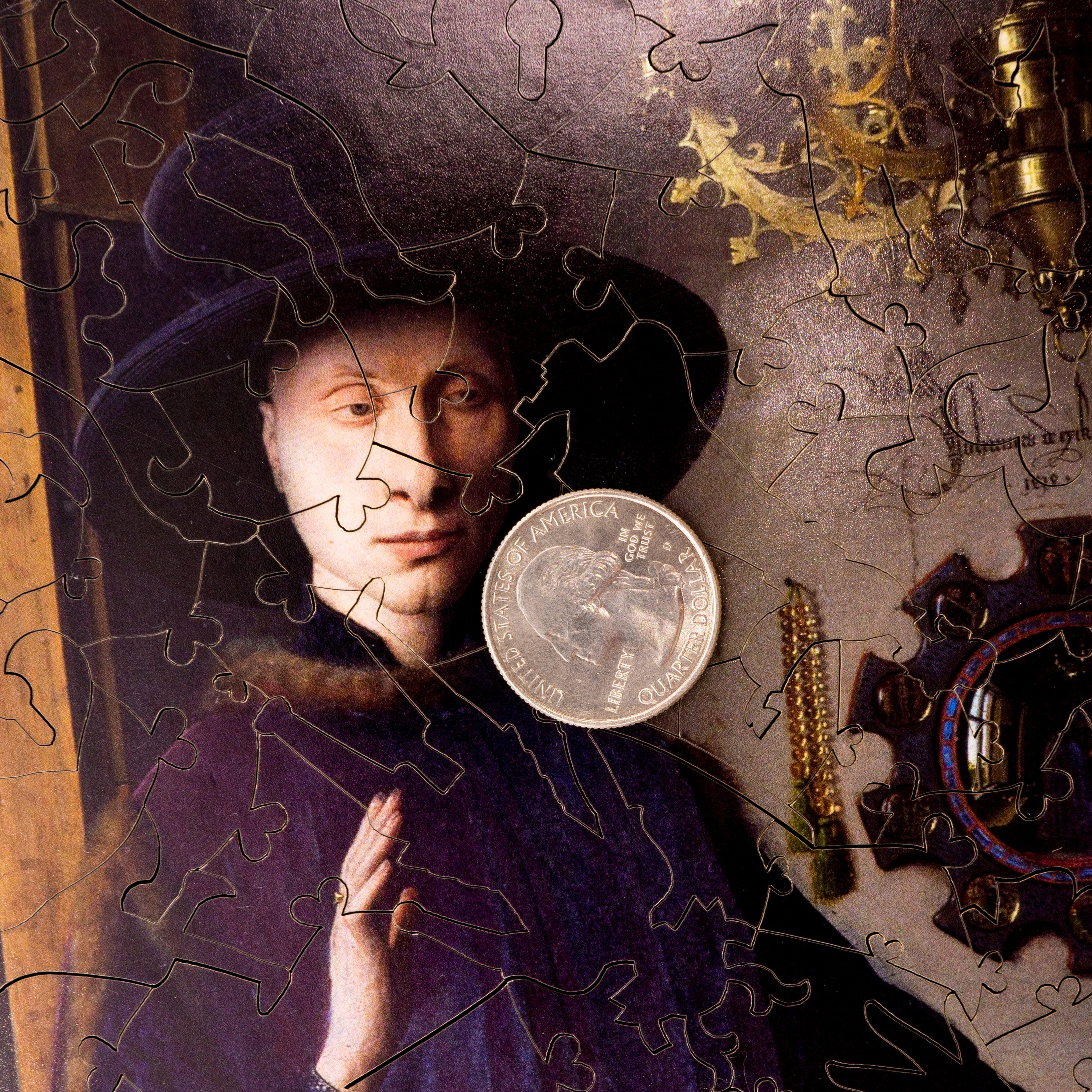 The Arnolfini Portrait (329 Piece Wooden Jigsaw Puzzle) | Nautilus
