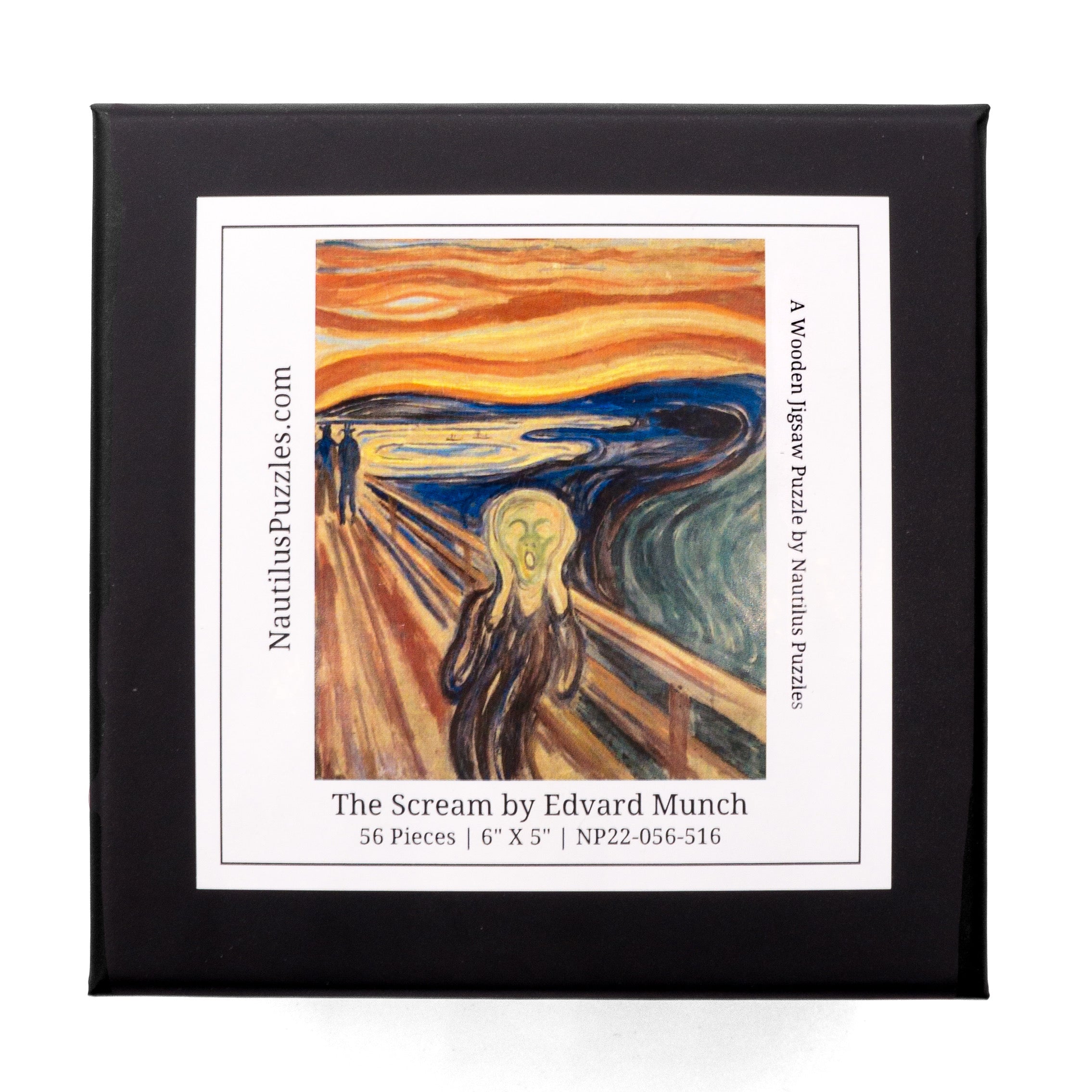 The Scream by Edvard Munch (50 Piece Mini Wooden Jigsaw Puzzle