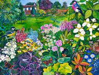 An English Cottage Garden - 425 Piece Wooden Jigsaw Puzzle | Nautilus Puzzles, Wooden Jigsaw Puzzles for Adults