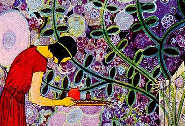Art Deco Princess (From Tanglewood Tales) (47 Piece Wooden Jigsaw Puzzle) - Nautilus Puzzles - Wooden Jigsaw Puzzles For Adults