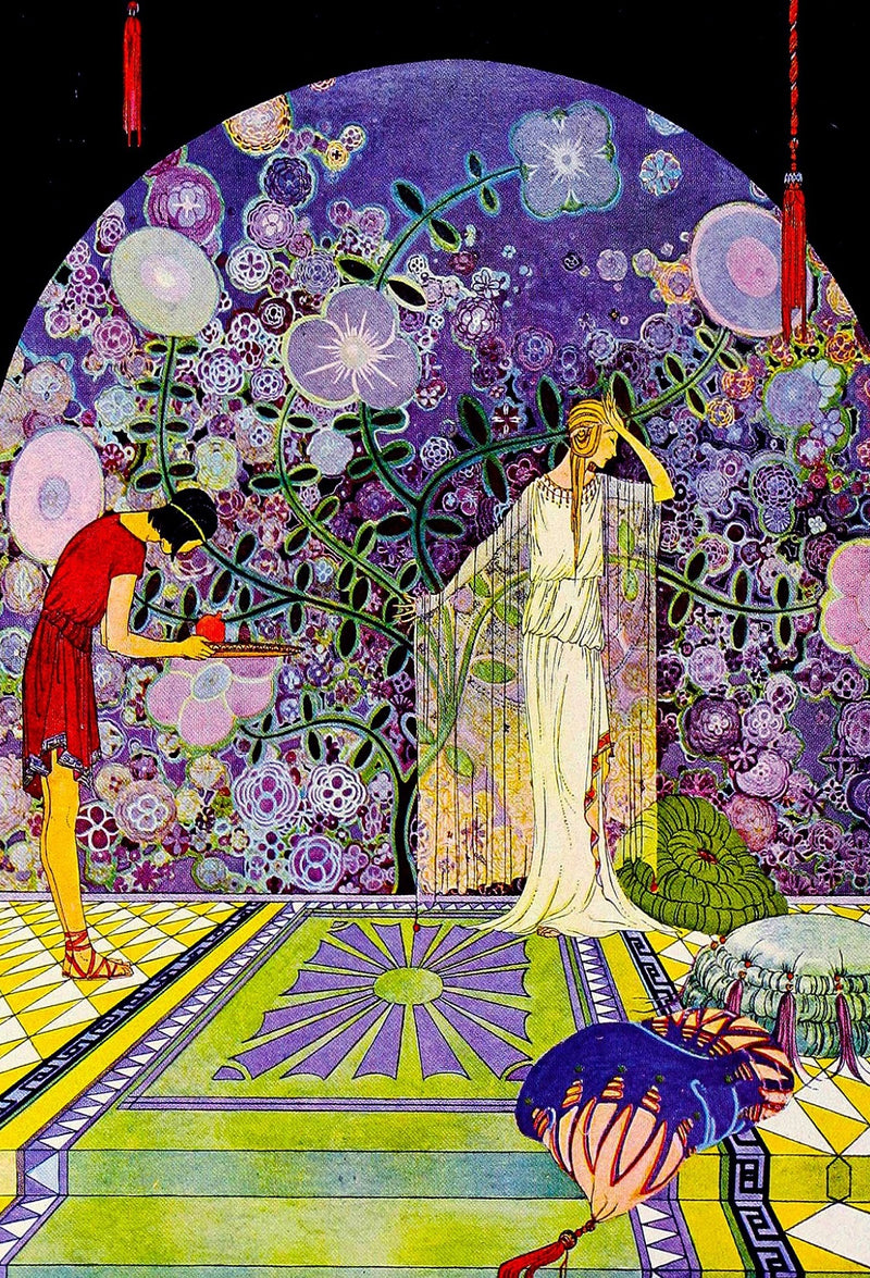 Art Deco Princess (From Tanglewood Tales) (47 Piece Wooden Jigsaw Puzzle) - Nautilus Puzzles - Wooden Jigsaw Puzzles For Adults