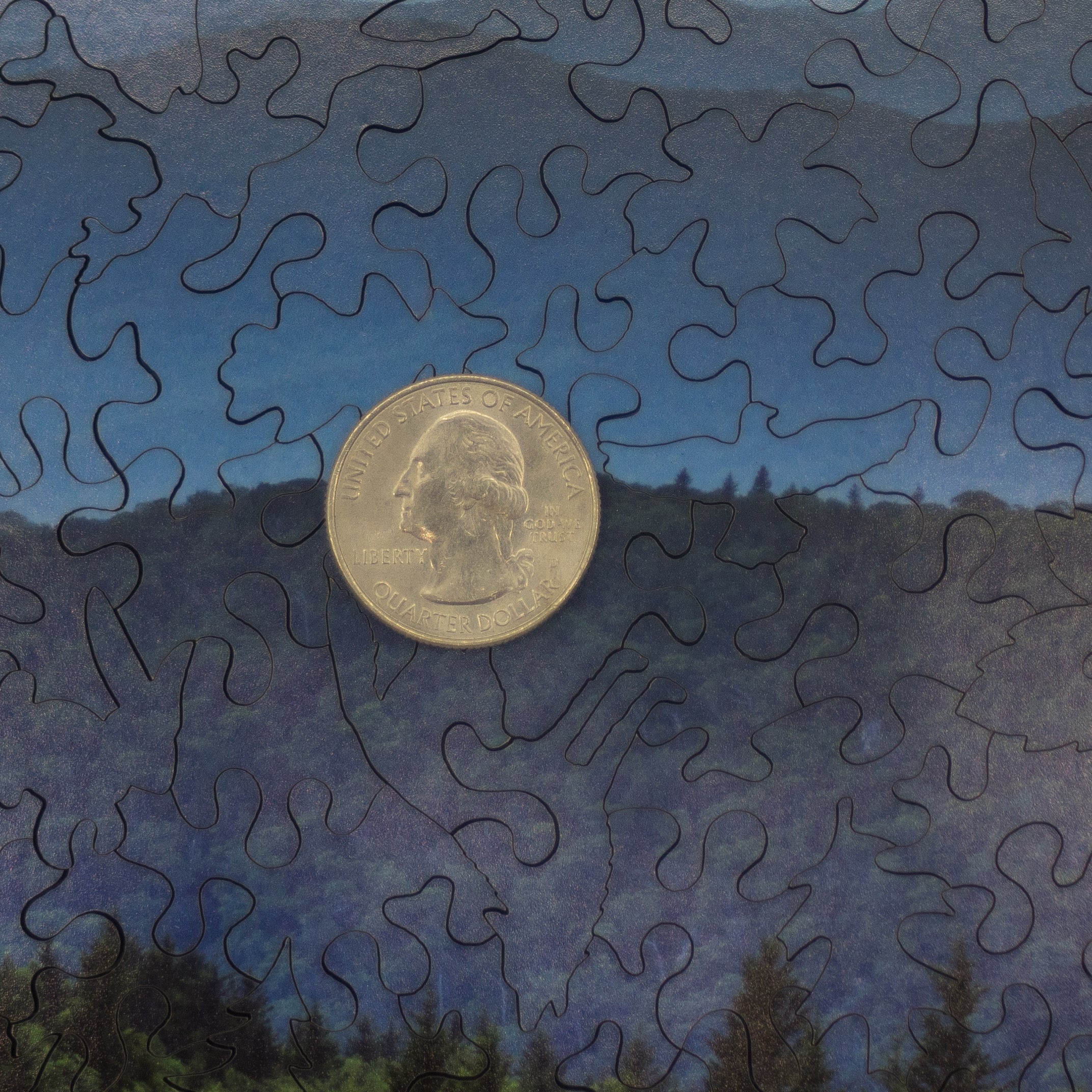 Blue Ridge Sunset - 200 Piece Wooden Jigsaw Puzzle | Nautilus Puzzles