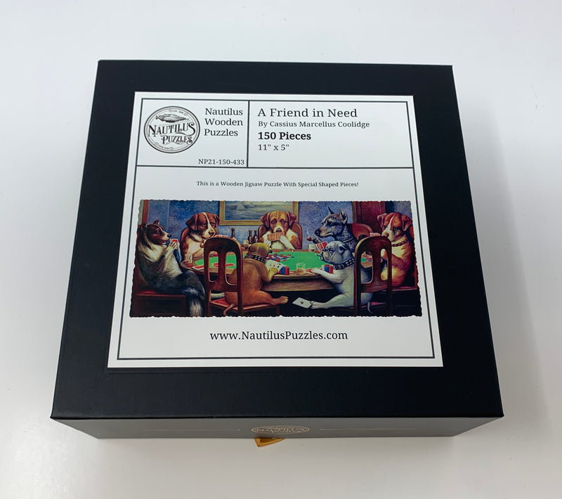 A Friend in Need (150 Piece Wooden Jigsaw Puzzle) - Nautilus Puzzles - Wooden Jigsaw Puzzles For Adults