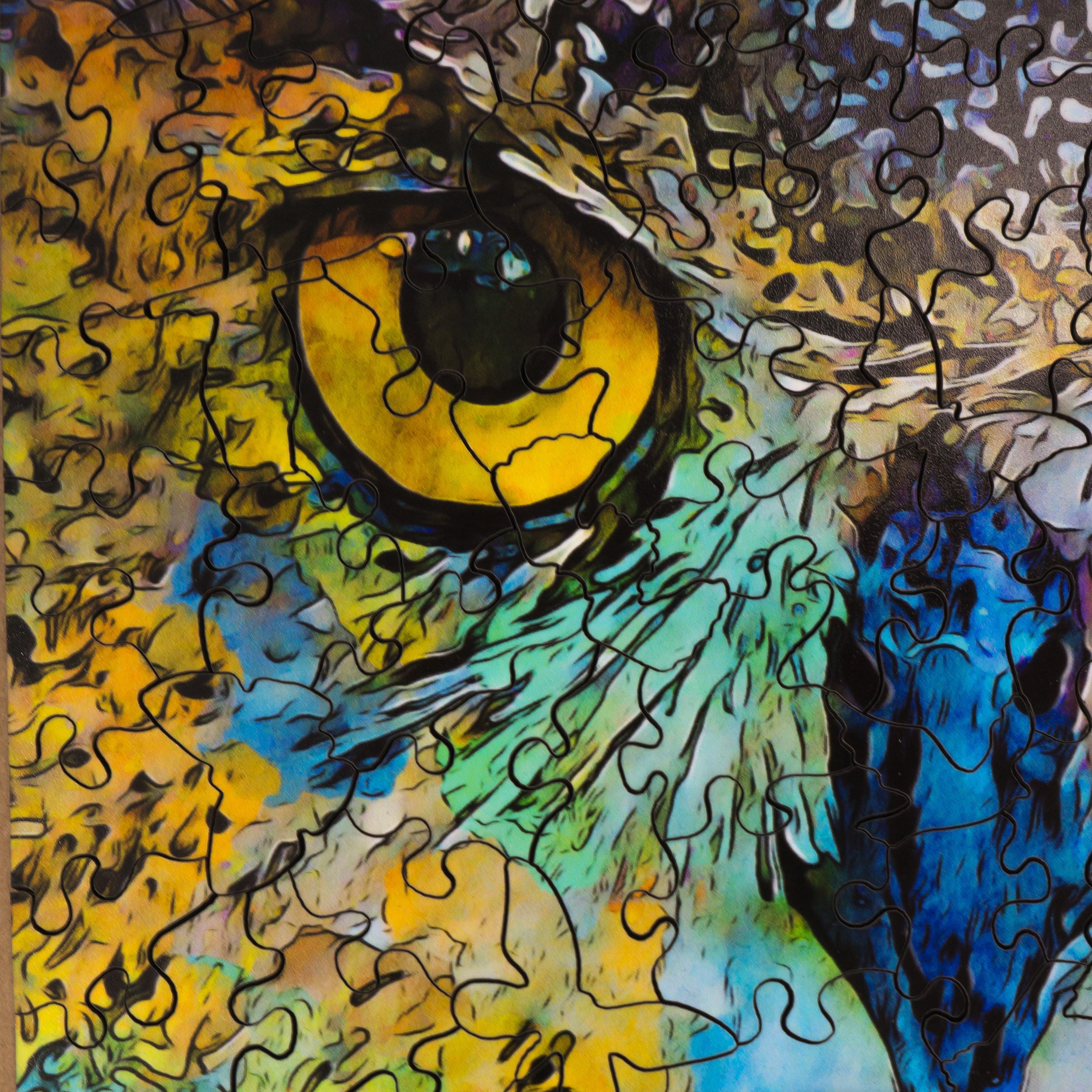 Whooo Goes There? - 141 Piece Wooden Jigsaw Puzzle - Nautilus Puzzles - Wooden Jigsaw Puzzles For Adults