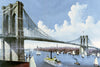 Brooklyn Bridge, 1886 (49 Piece Mini Wooden Jigsaw Puzzle) - Nautilus Puzzles - Wooden Jigsaw Puzzles For Adults