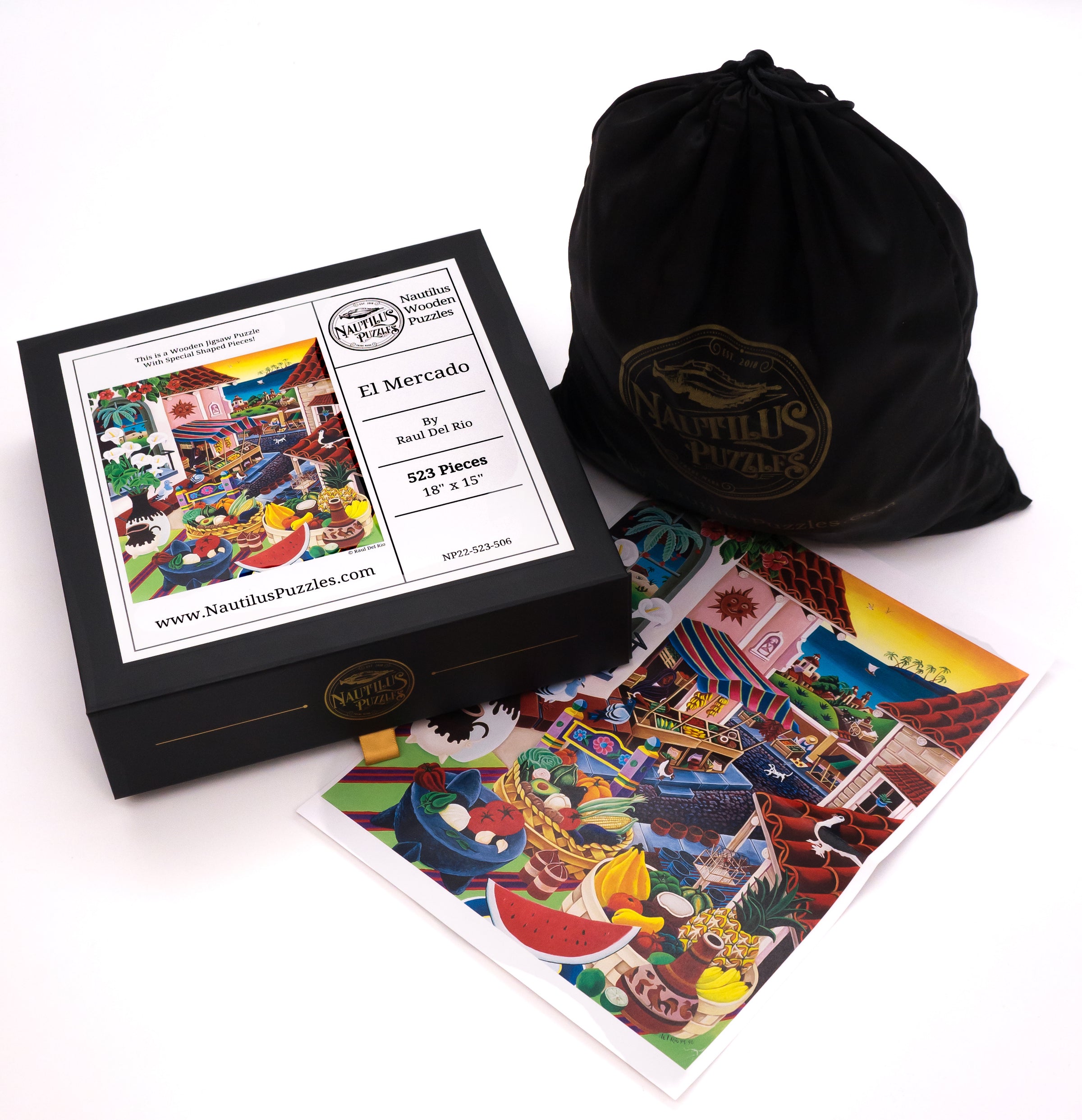 500 Piece Wooden Jigsaw Puzzle