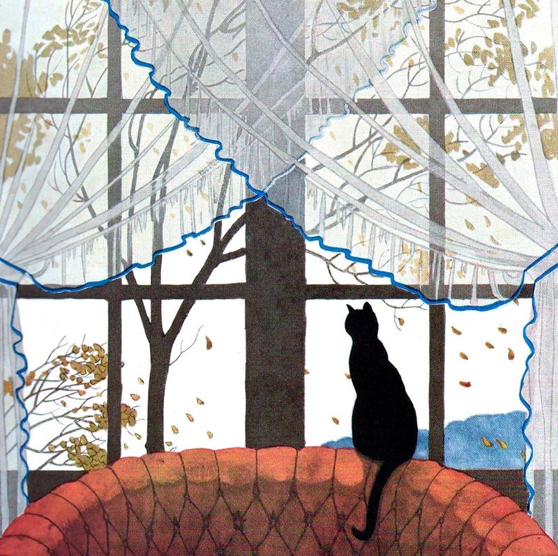 Cat in the Window - 215 Piece Cat Wooden Jigsaw Puzzle - Nautilus Puzzles - Wooden Jigsaw Puzzles For Adults