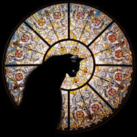Cathedral Cat - 372 Piece Wooden Jigsaw Puzzle - Nautilus Puzzles - Wooden Jigsaw Puzzles For Adults