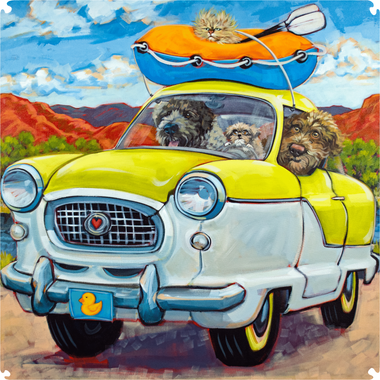 Catsaway (200 Piece Wooden Jigsaw Puzzle) - Nautilus Puzzles - Wooden Jigsaw Puzzles For Adults