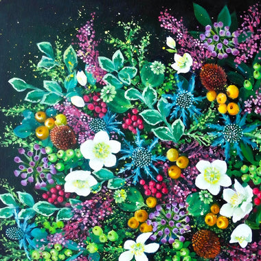 Christmas Bouquet (50 Piece Mini Wooden Jigsaw Puzzle) - Nautilus Puzzles - Wooden Jigsaw Puzzles For Adults