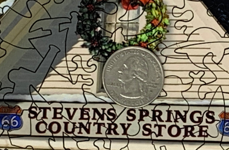 Christmas at the General Store (475 Piece Christmas Wooden Jigsaw Puzzle) - Nautilus Puzzles - Wooden Jigsaw Puzzles For Adults