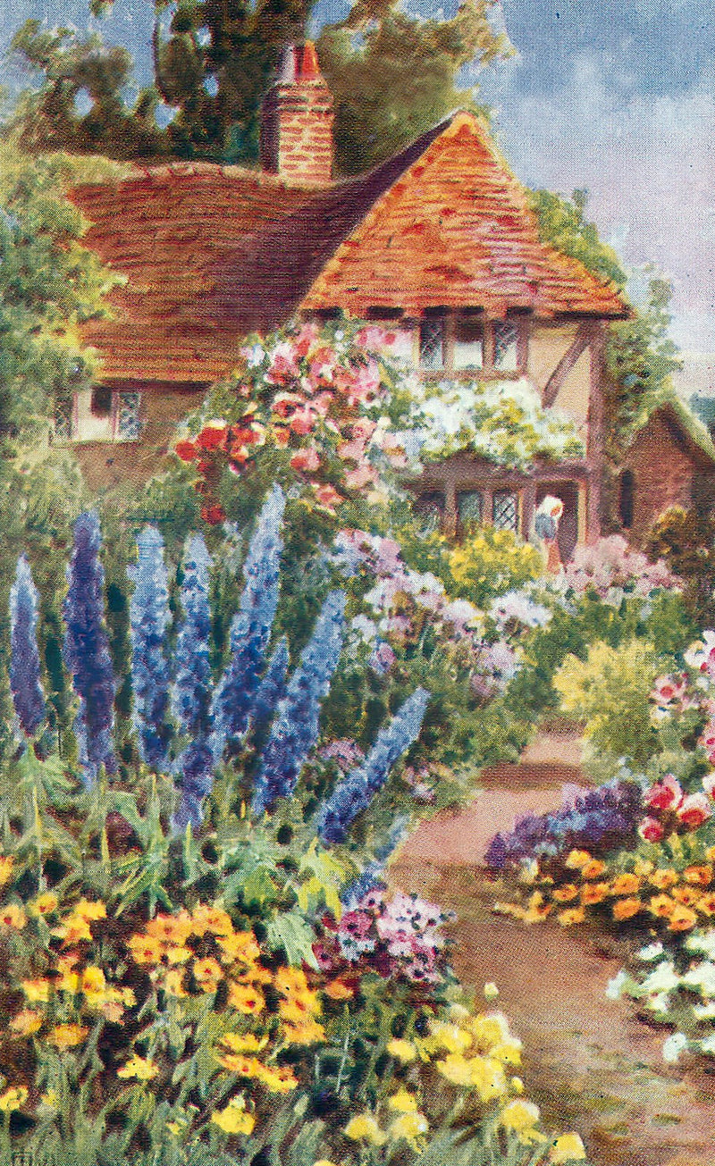 Classic English Cottage (47 Piece Mini Wooden Jigsaw Puzzle) - Nautilus Puzzles - Wooden Jigsaw Puzzles For Adults