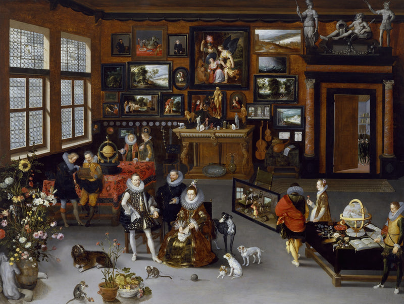 Collector's Cabinet by Brueghel the Elder and Hieronymus Francken (601 Piece Wooden Jigsaw Puzzle) - Nautilus Puzzles - Wooden Jigsaw Puzzles For Adults