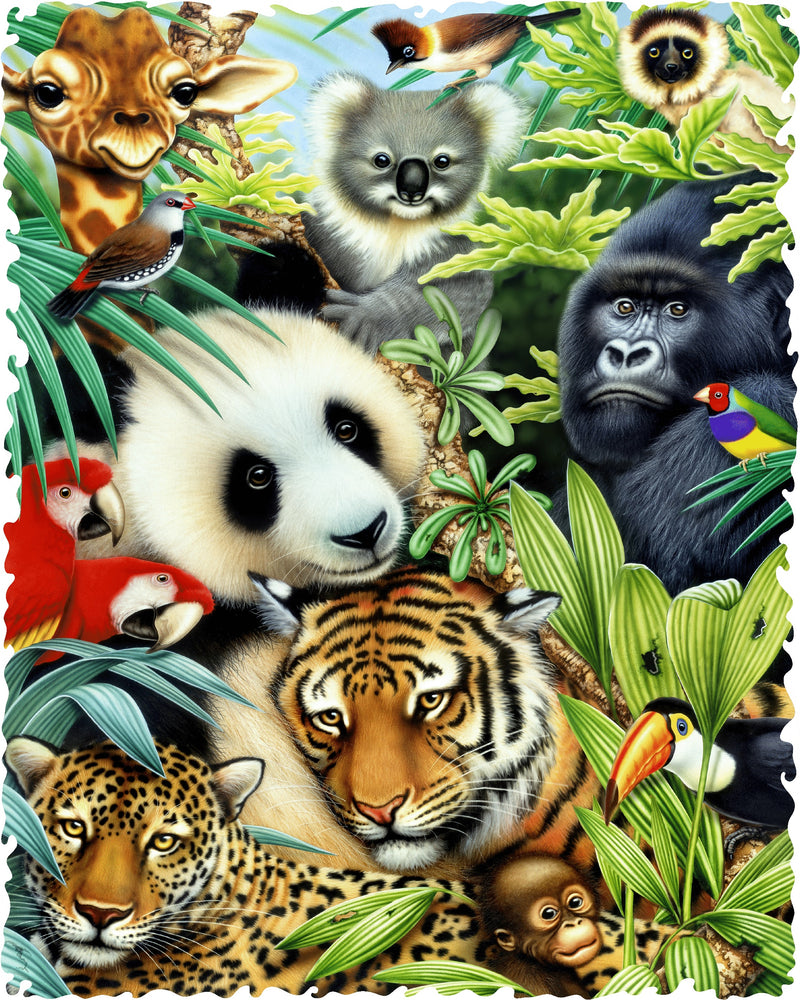Creature Comforts (250 Pieces) Wooden Jigsaw Puzzle - Nautilus Puzzles - Wooden Jigsaw Puzzles For Adults