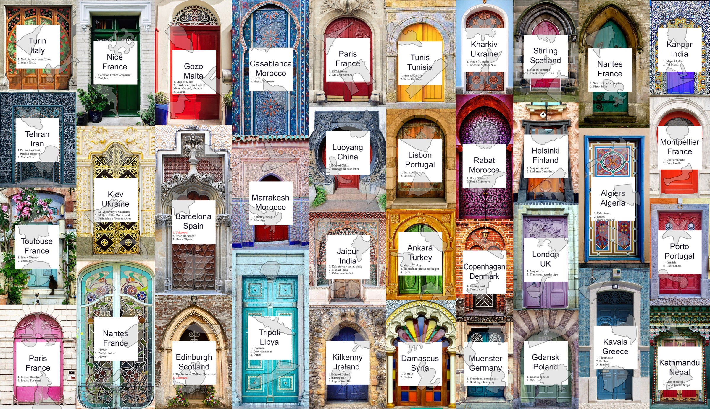 Doors to the World (557 Piece Wooden Jigsaw Puzzle) - Nautilus Puzzles - Wooden Jigsaw Puzzles For Adults