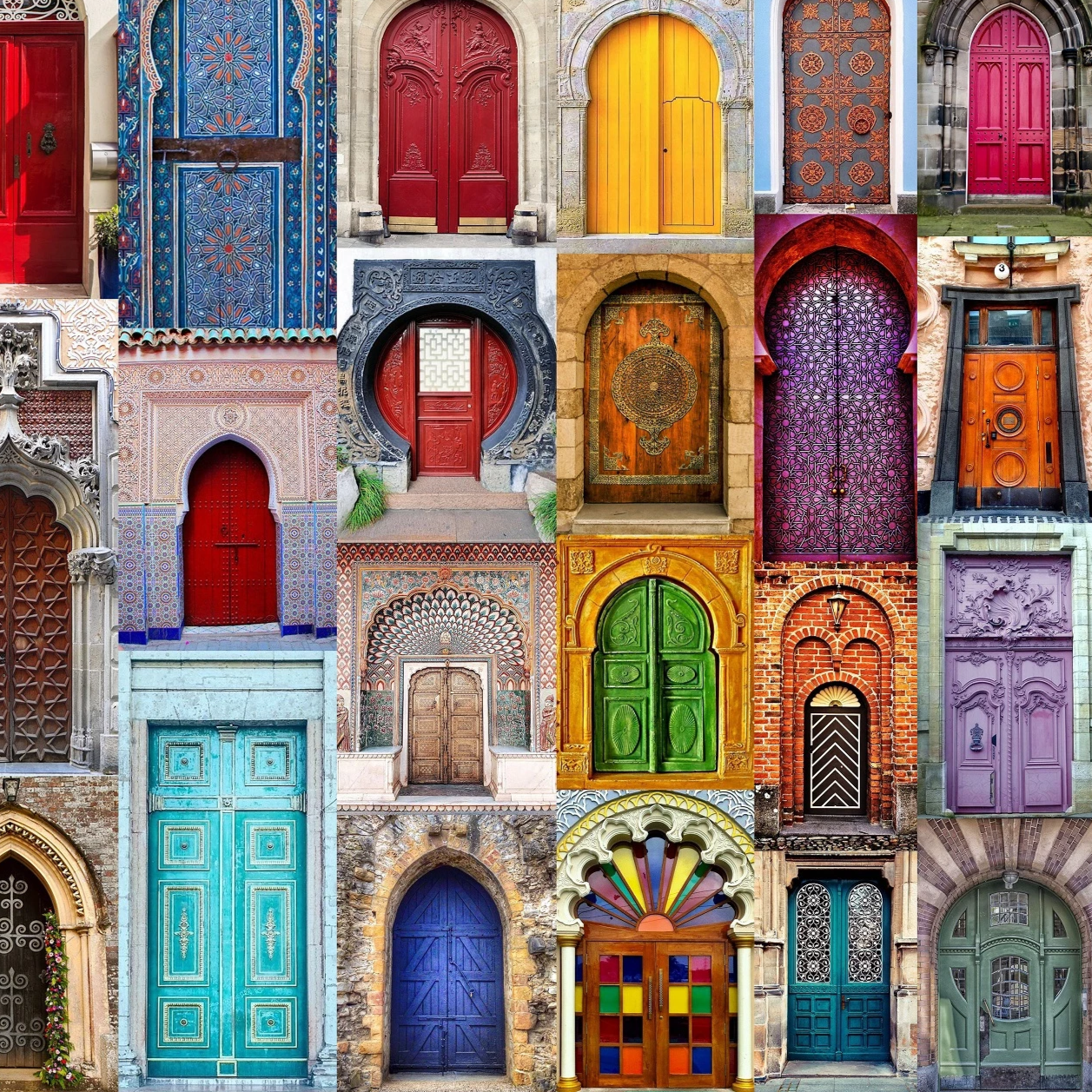 Doors to the World (557 Piece Wooden Jigsaw Puzzle) | Nautilus Puzzles