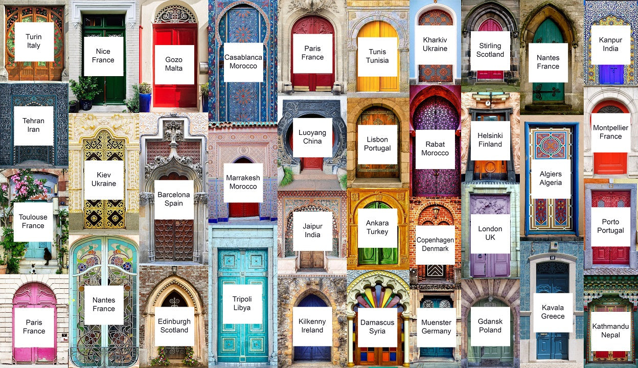 Doors to the World (557 Piece Wooden Jigsaw Puzzle) - Nautilus Puzzles - Wooden Jigsaw Puzzles For Adults