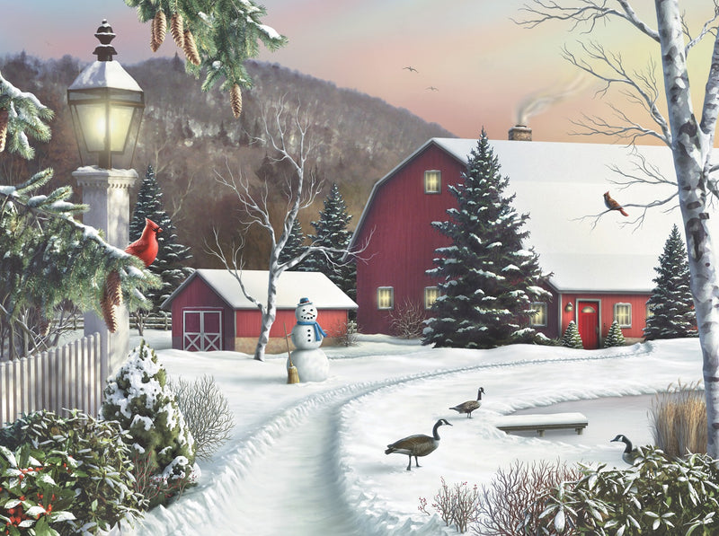 First Snow of Winter (475 Piece Wooden Jigsaw Puzzle) - Nautilus Puzzles - Wooden Jigsaw Puzzles For Adults