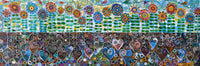 Flower Garden Blues (132 Piece Wooden Jigsaw Puzzle) - Nautilus Puzzles - Wooden Jigsaw Puzzles For Adults