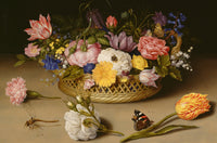 Flower Still Life, 1614 by Ambrosius Bosschaert the Elder (172 Piece Wooden Jigsaw Puzzle) - Nautilus Puzzles - Wooden Jigsaw Puzzles For Adults