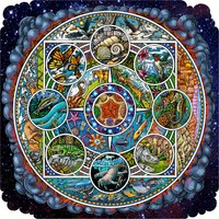From the Tide Pools to the Stars (503 Piece Wooden Jigsaw Puzzle) - Nautilus Puzzles - Wooden Jigsaw Puzzles For Adults