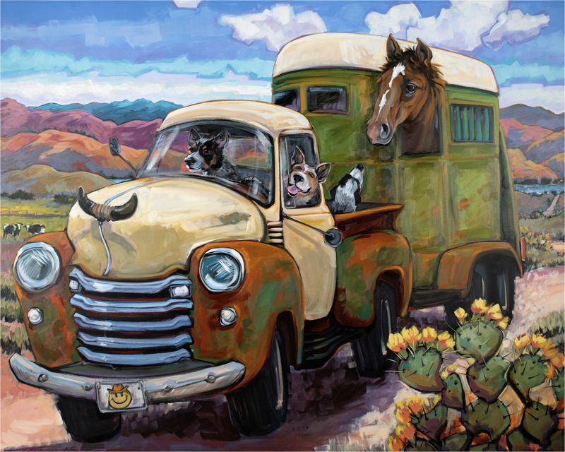 Git Along Little Doggies (446 Piece Wooden Jigsaw Puzzle) - Nautilus Puzzles - Wooden Jigsaw Puzzles For Adults