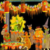 Halloween Apple Dunking (50 Pieces) Mini Halloween Wooden Jigsaw Puzzle - Nautilus Puzzles - Wooden Jigsaw Puzzles For Adults