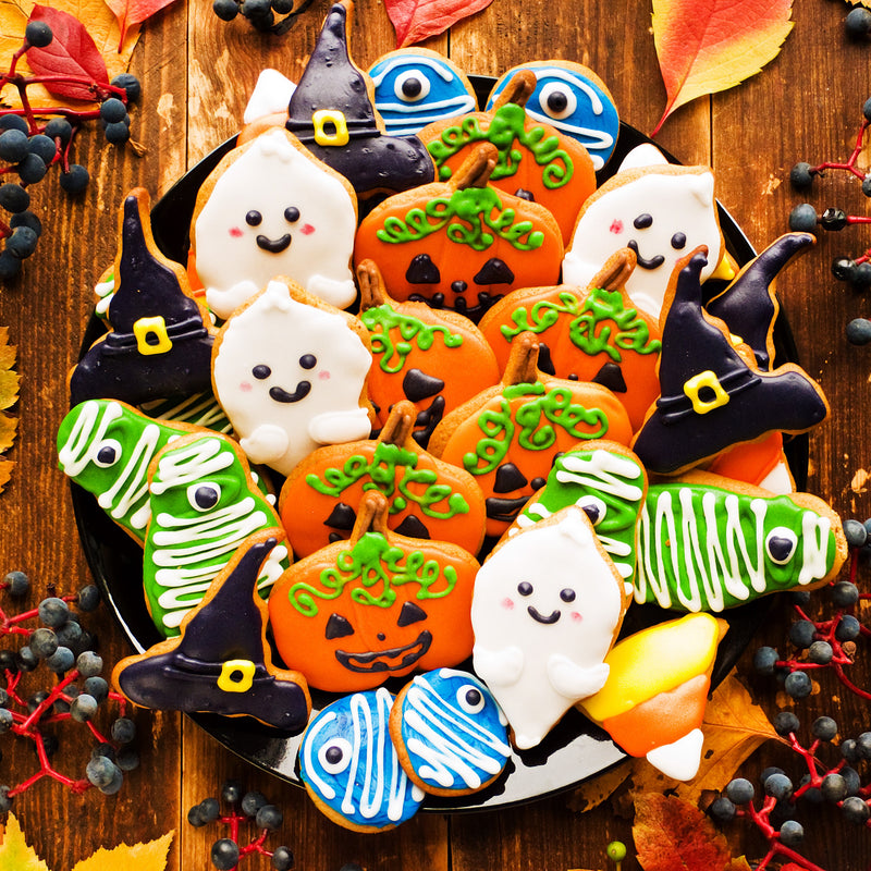 Halloween Cookies (47 Piece Mini Halloween Wooden Jigsaw Puzzle) - Nautilus Puzzles - Wooden Jigsaw Puzzles For Adults