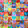 Hearts (59 Piece Mini Wooden Jigsaw Puzzle) - Nautilus Puzzles - Wooden Jigsaw Puzzles For Adults