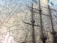 The Vasa In Stockholm Harbor (425 Pieces) by Olga Antonenko, Wooden Jigsaw Puzzle - Nautilus Puzzles - Wooden Jigsaw Puzzles For Adults