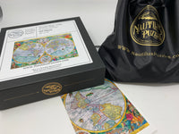 World Map, 1594 (555 Piece Wooden Jigsaw Puzzle) - Nautilus Puzzles - Wooden Jigsaw Puzzles For Adults