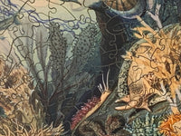 Ocean Life by James M. Sommerville (475 Piece Ocean Wooden Jigsaw Puzzle) - Nautilus Puzzles - Wooden Jigsaw Puzzles For Adults